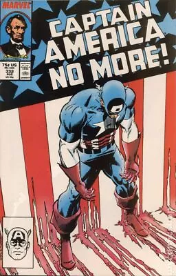 Buy Captain America #332D FN+ 6.5 1987 Stock Image • 11.65£