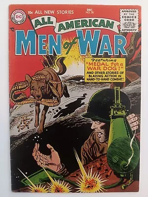 Buy All American Men Of War # 28 Key 1st Sgt Rock Prototype 1955 DC Grandenetti • 135.89£