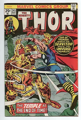 Buy The Mighty Thor #245 (1976) FN+ 1st App Of He Who Remains • 38.86£