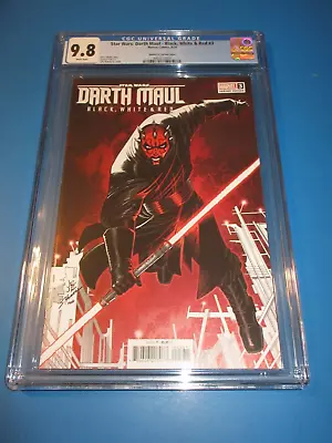 Buy Star Wars Darth Maul Black White And Red #3 Romita Variant CGC 9.8 NM/M • 54.35£