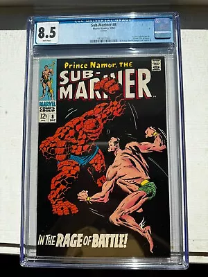 Buy Sub-Mariner #8 | Reprint | CGC 8.5 | Sub-Mariner Vs Thing Classic Buscema Cover • 54.18£