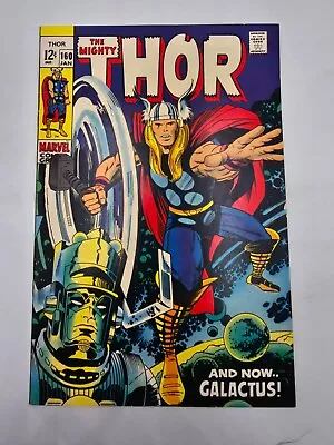 Buy Thor Marvel Comics # 160 Galactus Story - Galactus Hunts Down Ego The Living Pla • 101.17£