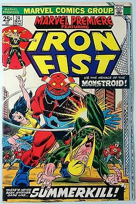Buy Marvel Premiere (1972) #24 FN- (5.5)  Iron Fist • 11.66£