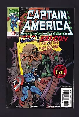Buy Captain America Sentinel Of Liberty #8 1st Sam Wilson As Cap! Marvel 1999 • 9.32£