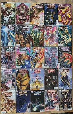 Buy Iron Man 1-25 (2020) Complete Marvel Comic Run By Cantwell With Alex Ross Covers • 90£