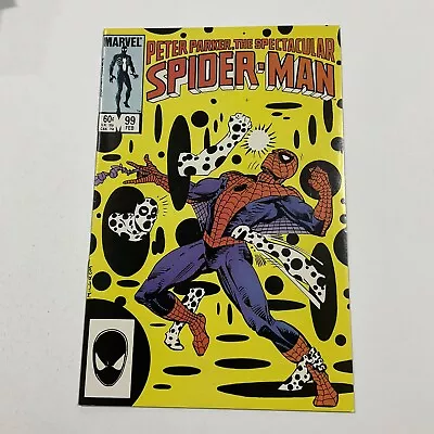 Buy Spectacular Spider-Man 99 Fine/Very Fine Fn/vf 7.0 Marvel 1984 • 15.52£