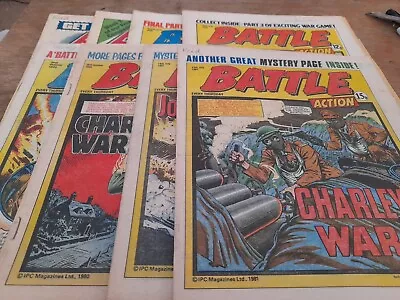 Buy 8 Battle Action Comics 1980/81 • 6.99£