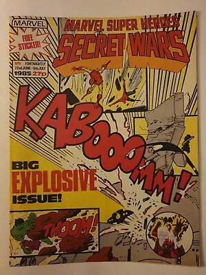 Buy UK Marvel Super Heroes Secret Wars #5 - Reprints Secret Wars USA, 1985 No Gifts • 2.99£