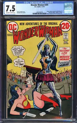 Buy Wonder Woman #204 Cgc 7.5 Ow/wh Pages // Wonder Woman Returns To Old Costume • 232.98£