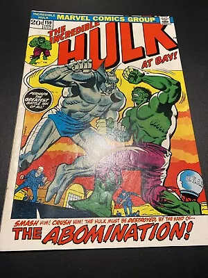 Buy The Incredible Hulk #159 (Marvel Comics January 1973) NICE COPY! • 7.77£