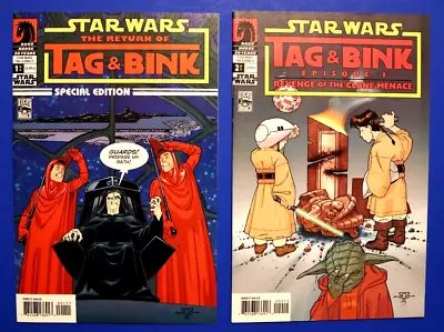 Buy Star Wars The Return Of Tag And Bink #1 #2 (2006) 1st Darth Plagueis, Dark Horse • 42.52£