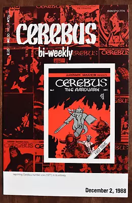 Buy Cerebus Bi-Weekly #1 Dec 2 1988 Reprinting Cerebus The Aarduark #1 • 3.88£