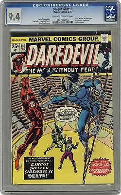 Buy Daredevil #118 CGC 9.4 1975 0147802004 • 74.55£