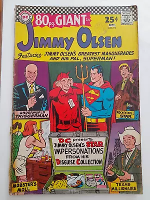 Buy Superman's Pal Jimmy Olsen #95 Sept 1966 Good- 1.8  Giant Size Reprints Issue • 6.99£