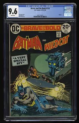 Buy Brave And The Bold #110 CGC NM+ 9.6 White Pages DC Comics 1973 • 77.66£