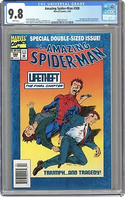 Buy Amazing Spider-Man #388N Newsstand Deluxe Variant CGC 9.8 1994 3967331017 • 128.14£