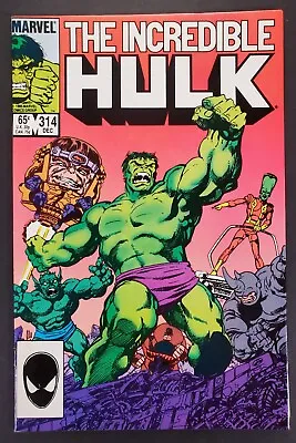 Buy Incredible Hulk #314 1st John Byrne Issue Marvel Comics 1985 • 3.89£