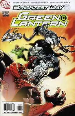 Buy Green Lantern (4th Series) #55 VF/NM; DC | Geoff Johns Brightest Day Lobo - We C • 4.64£