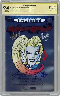 Buy Harley Quinn #24CON CBCS 9.4 SS Conner/Palmiotti/Timms/Blevins 2017 • 159.20£