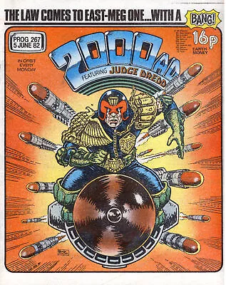 Buy 2000AD Prog 267 Judge Dredd 1 Comic Book Issue Vintage Alan Moore 1982 UK • 7.99£