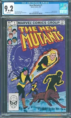 Buy New Mutants #1, Marvel (1983), CGC 9.2 (NM-) 2nd App New Mutants! • 54.32£