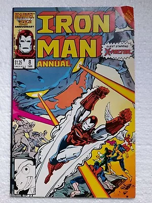 Buy IRON MAN, ANNUAL #8, MARVEL (1st SERIES 1968) VERY FINE 7.5, X FACTOR, 1986 • 4.79£