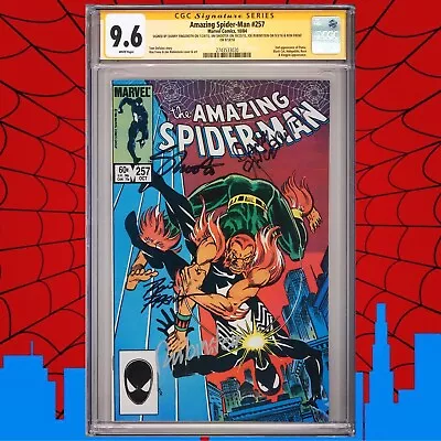 Buy CGC 9.6 SS Amazing Spider-Man #257 Signed Shooter, Frenz, Rubinstein & Fingeroth • 465.97£