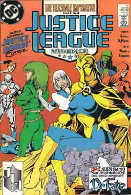 Buy Justice League America #31 VF/NM; DC | Adam Hughes Giffen DeMatteis - We Combine • 4.64£