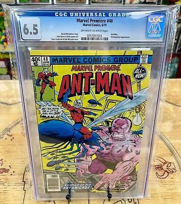 Buy MARVEL PREMIERE #48 CGC 6.5 - 2nd Appearance Of Scott Lang Ant Man - Key • 46.60£