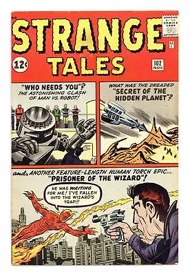 Buy Strange Tales #102 FN- 5.5 1962 • 170.85£