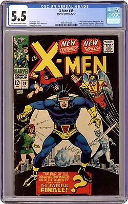 Buy Uncanny X-Men #39 CGC 5.5 1967 4431924025 • 135.91£
