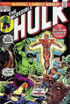 Buy Incredible Hulk, The #178 FN; Marvel | Adam Warlock Gerry Conway - We Combine Sh • 19.40£