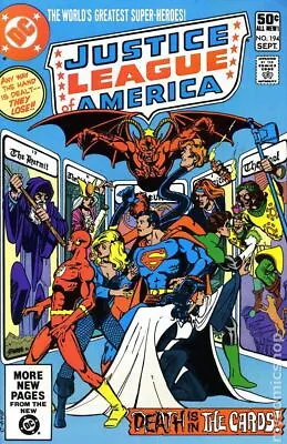 Buy Justice League Of America #194 FN- 5.5 1981 Stock Image Low Grade • 3.57£