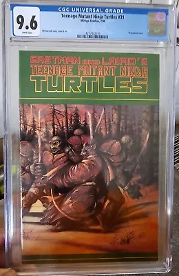 Buy Teenage Mutant Ninja Turtles #31 CGC 9.6 Michael Zulli Cover Mirage Studios 1990 • 44.35£