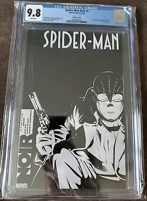 Buy Spider-Man Noir #1 - CGC 9.8 - Dennis Calero Variant Cover B- 1st App Of SM Noir • 205.80£