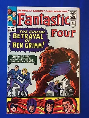 Buy Fantastic Four #41 FN/VFN (7.0) MARVEL ( Vol 1 1965) Kirby • 95£