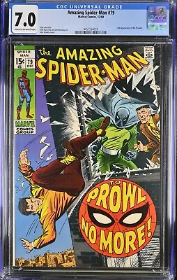 Buy The Amazing Spider-Man #79 CGC 7.0 2nd Appearance Of The Prowler - 4451564010 • 93.19£
