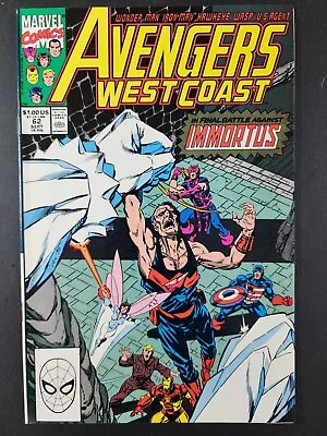 Buy Avengers West Coast #62  NM  Marvel Comics 1990  First Time Keepers • 4.65£