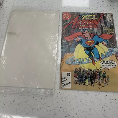 Buy Action Comics #583 (DC Comics, 1986) Alan Moore, 1st App Of Jonathan Elliot • 13.99£