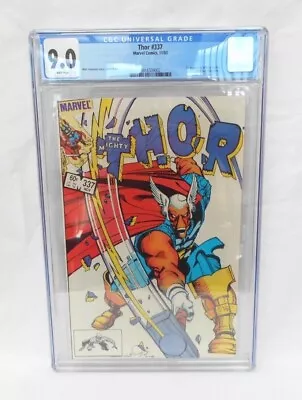 Buy Thor Series 1 #337 CGC 9.0. Marvel 1983. 1st Appearance Of Beta Ray Bill • 130£