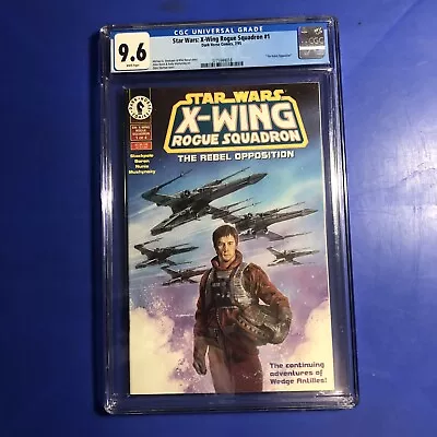 Buy Star Wars X-Wing Rogue Squadron #1 CGC 9.6 1st Print Wedge Antilles Comic 1995 • 76.88£