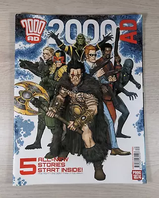 Buy 2000AD Comic 5 New Stories Prog 1874 Date 26th March 2014 • 5.95£