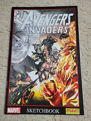 Buy Avengers / Invaders Sketchbook #1 - 1st Printing 2008 Marvel Dynamite Vf/Nm 9.0+ • 1.55£