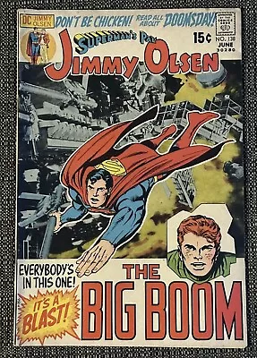 Buy Superman's Pal Jimmy Olsen #138 VG/FN Partial Photo Cover • 7.46£
