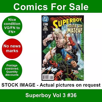 Buy DC Superboy Vol 3 #36 Comic - VG/FN+ 01 February 1997 • 3.49£