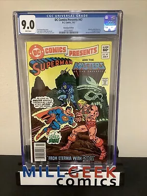 Buy DC Comics Presents #47 (1982) CGC Graded 9.0 (VF/NM) Newsstand, 1st App He-Man • 232.97£