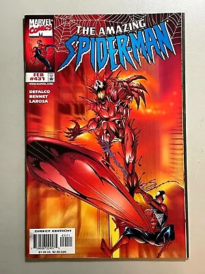 Buy Amazing Spider-Man 431 1ST FULL COSMIC CARNAGE SILVER SURFER 1998 Low Print Run • 69.86£
