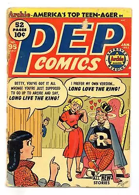 Buy Pep Comics #95 FR/GD 1.5 1953 • 24.85£