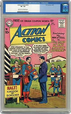 Buy Action Comics #233 CGC 7.5 1957 0052567015 • 236.87£