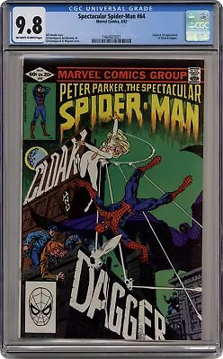 Buy Spectacular Spider-Man Peter Parker #64D CGC 9.8 1982 1464925021 • 799.91£